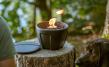 Schmelzfeuer Camping CeraLava mit Deckel
