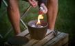 Schmelzfeuer Camping CeraLava mit Deckel