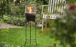 Schmelzfeuer Outdoor CeraLava mit Lichtglas-Aufsatz